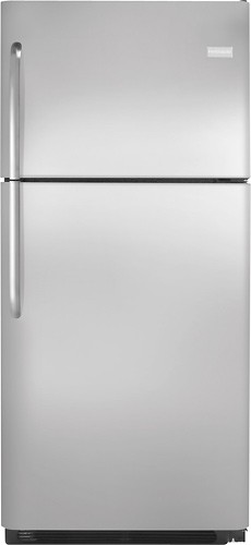 Best Buy: Frigidaire 20.6 Cu. Ft. Top-Mount Refrigerator Stainless ...