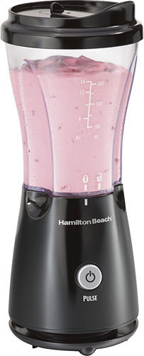 Hamilton Beach Single-Serve Blender with Travel Lid, Pink