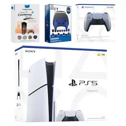 mighty skins
Skins To Customize Your
PS5 Slim Disc Edition
One Controller
MANY DESIGNS TO CHOOSE FROM
STARTERPACK
12 PREMIUM SKINS + 12 STICKERS
SONY
DualSense™
Wireless Controller
PlayStation
SONY
PS5
PlayStation®5
4K
HDR