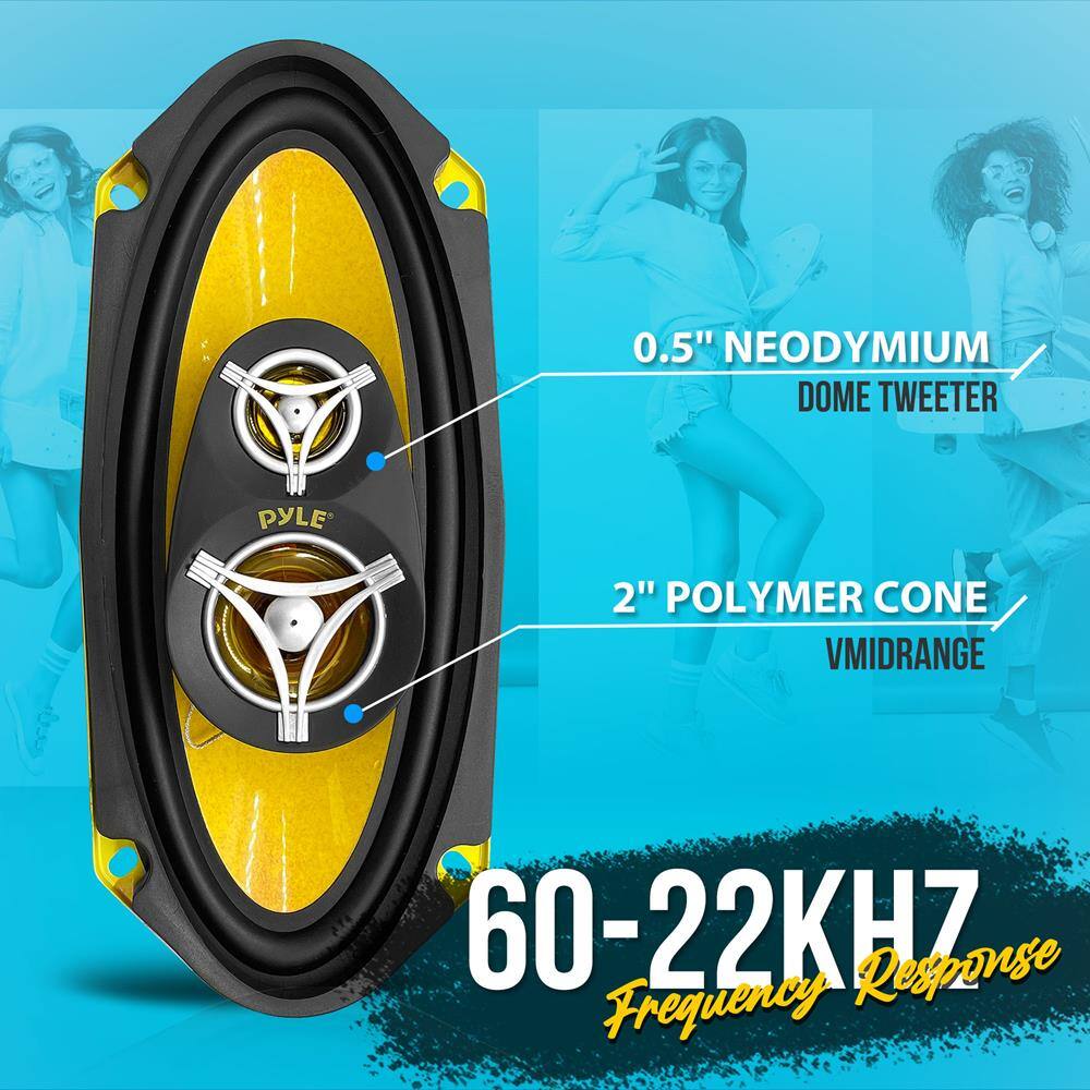 0.5" NEODYMIUM DOME TWEETER  
2" POLYMER CONE VMIDRANGE  
60-22KHZ Frequency Response