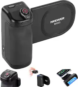 Neewer - Magnetic Phone Grip, MagSafe, 3500mAh, Remote - MG01