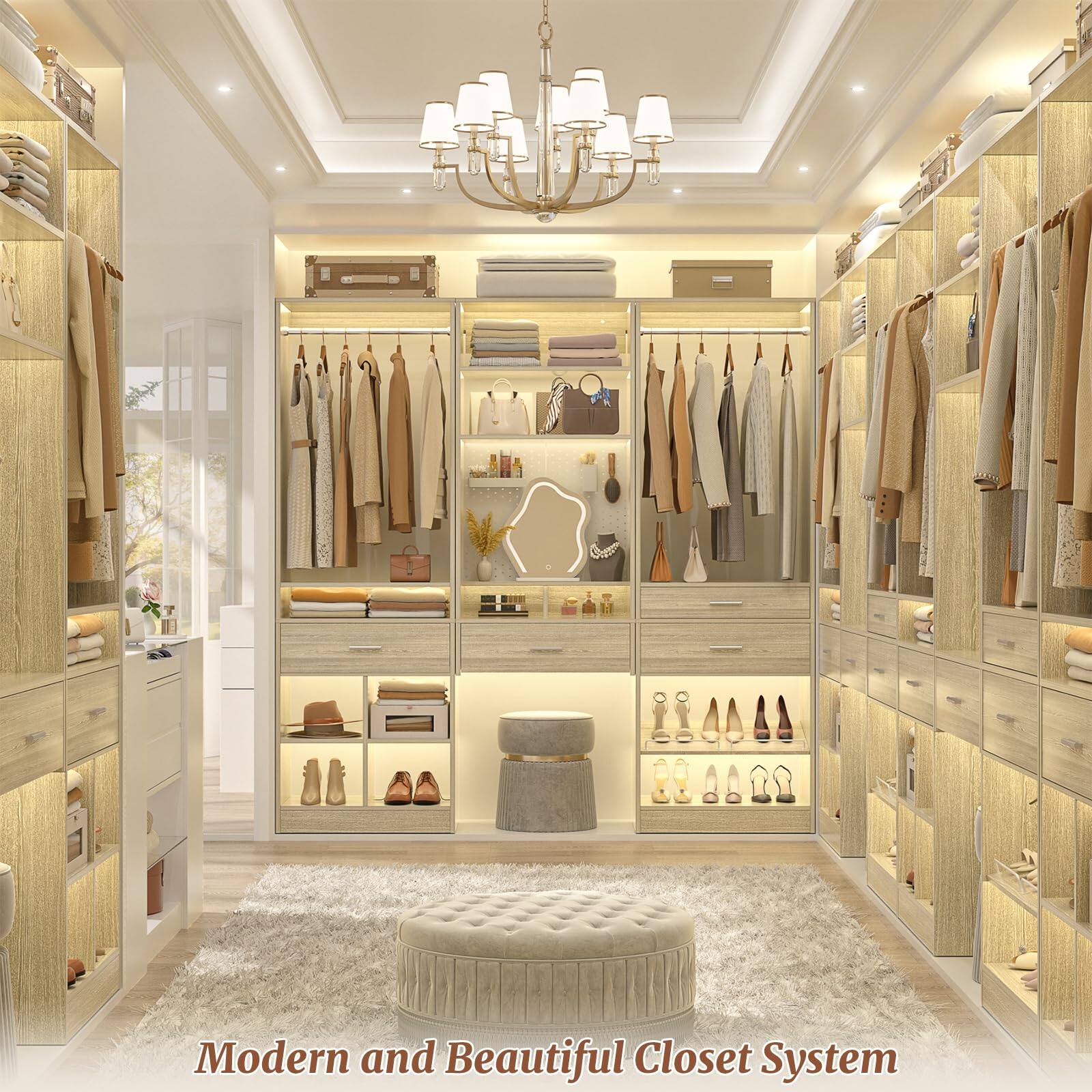 Modern and Beautiful Closet System