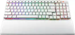ASUS - ROG Strix Scope II 96 Wireless Mechanical Gaming Keyboard, Pre-lubed ROG NX Storm Clicky Switches - White