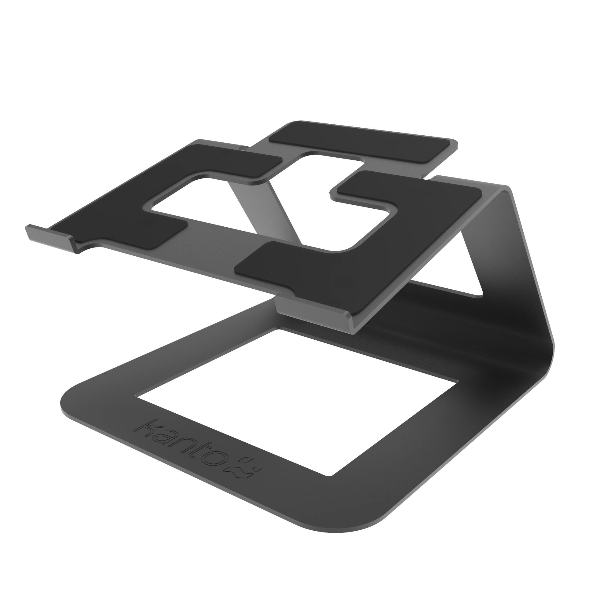 Angle. Kanto - Kanto LE1 Ergonomic Universal Laptop Riser Stand for 11" - 16" Laptops - Black.