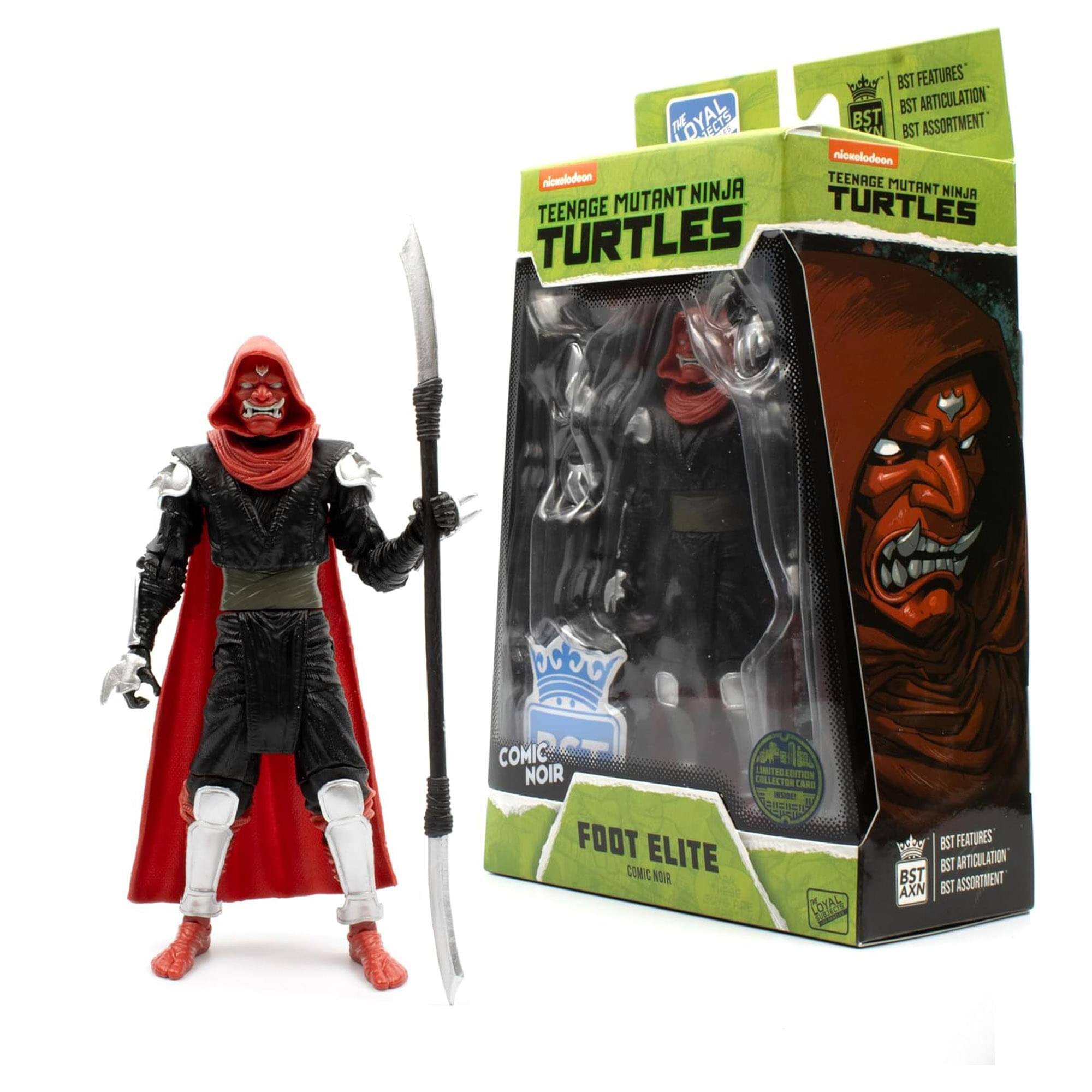BST FEATURES  
BST ARTICULATION  
BST ASSORTMENT  

nicxelodeon  
TEENAGE MUTANT NINJA TURTLES  

COMIC NOIR  
FOOT ELITE  

nicxelodeon  
TEENAGE MUTANT NINJA TURTLES  

COMIC NOIR  
FOOT ELITE