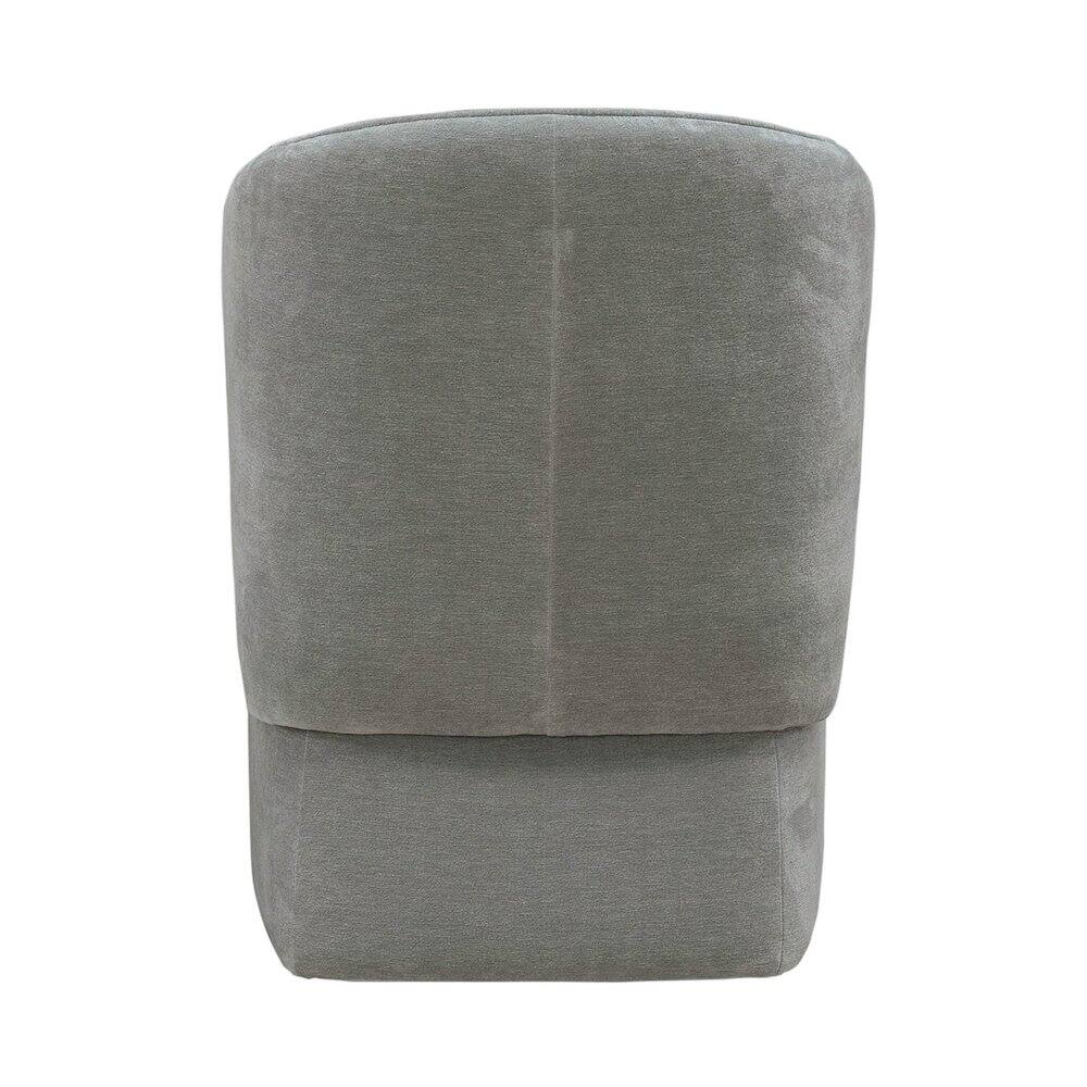 Alt View 3. Liberty Furniture Industries - Accent Dining Chair with Castors - Rounded Arm - Sapphire Upholstry - Grey.