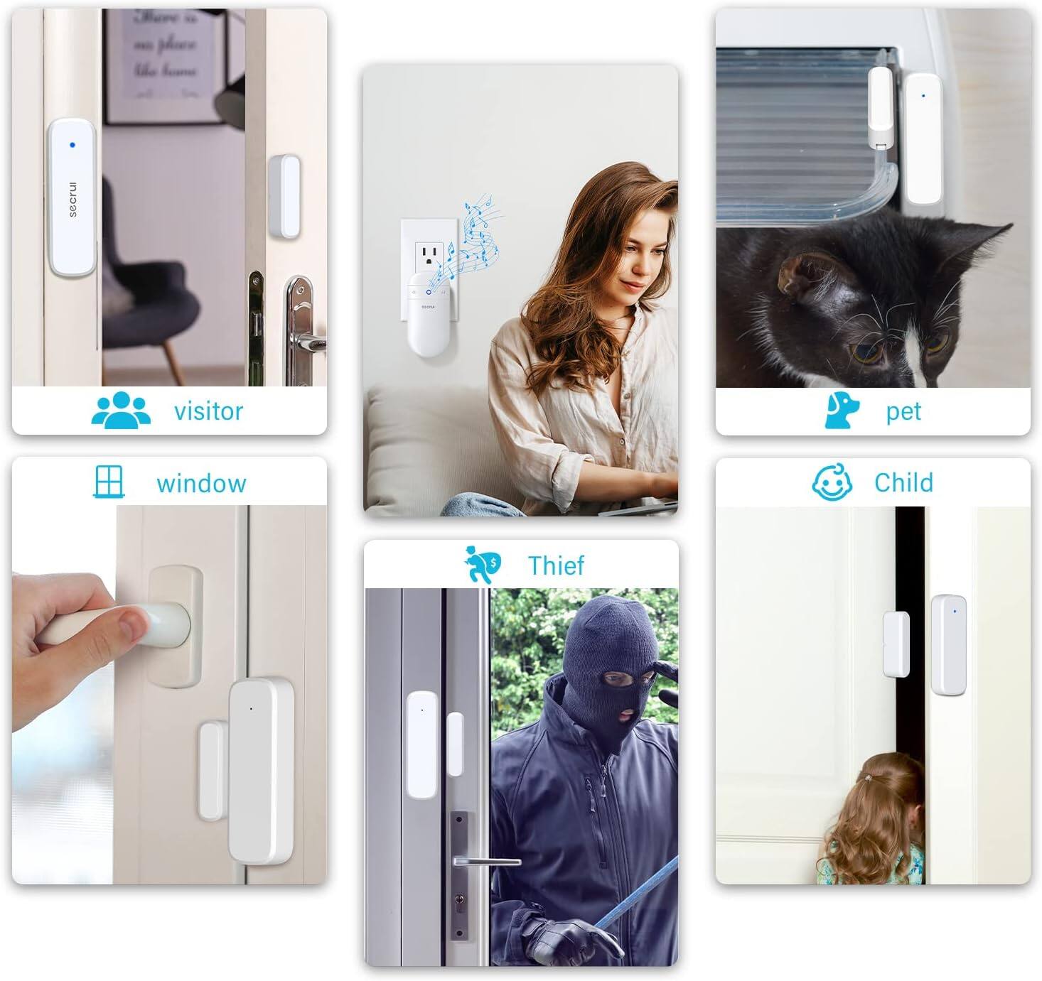 - visitor
- window
- pet
- Child
- Thief