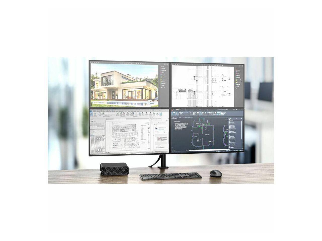 Alt View 5. HP - HP Z2 Mini G1i - Intel Ultra 7 265 - 32GB - 1TB SSD - RTX A1000 - Win 11 Pro C0UN2UT#ABA - Black.