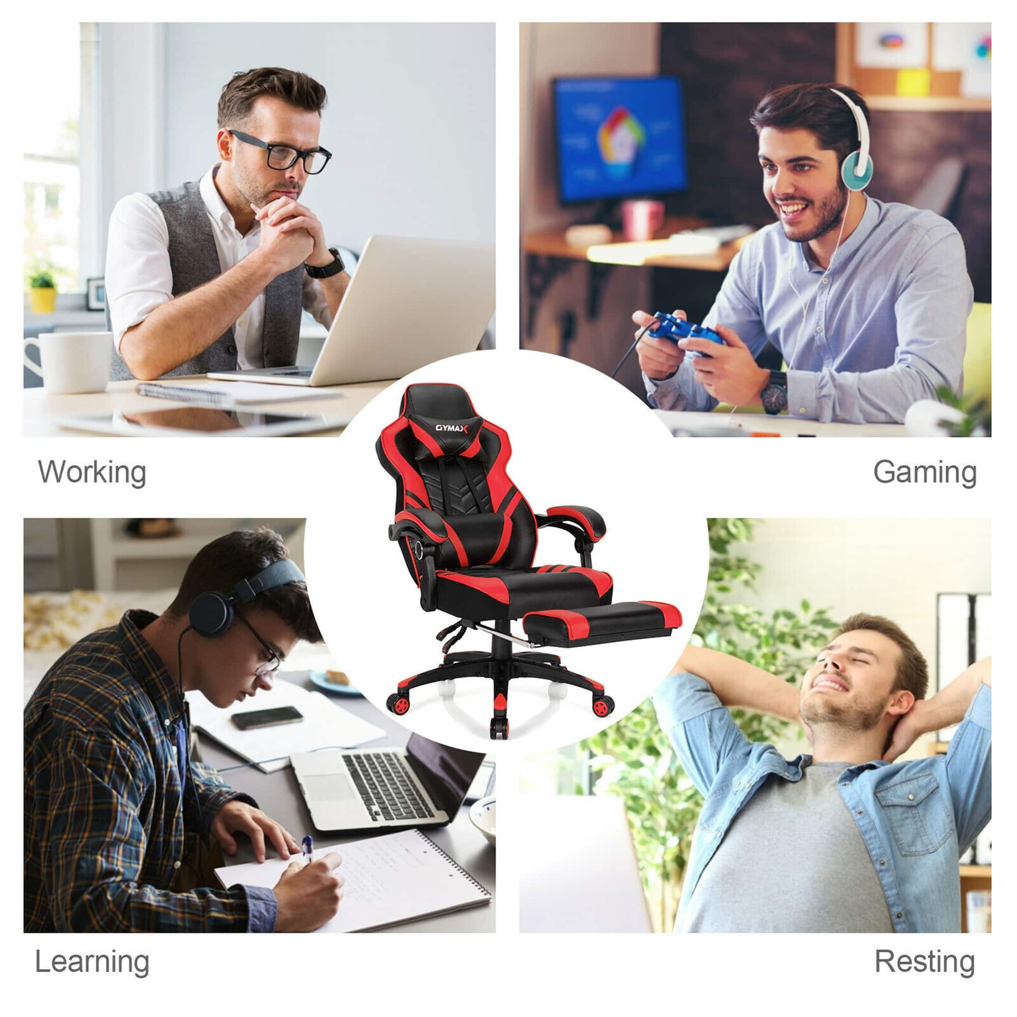 GTMAX Working Gaming Learning Resting