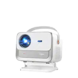 Yaber - V12 Projector, Auto Focus Keystone, Outdoor Projector 450 ISO with WiFi 6 Bluetooth Full HD 1080P 60Hz - White