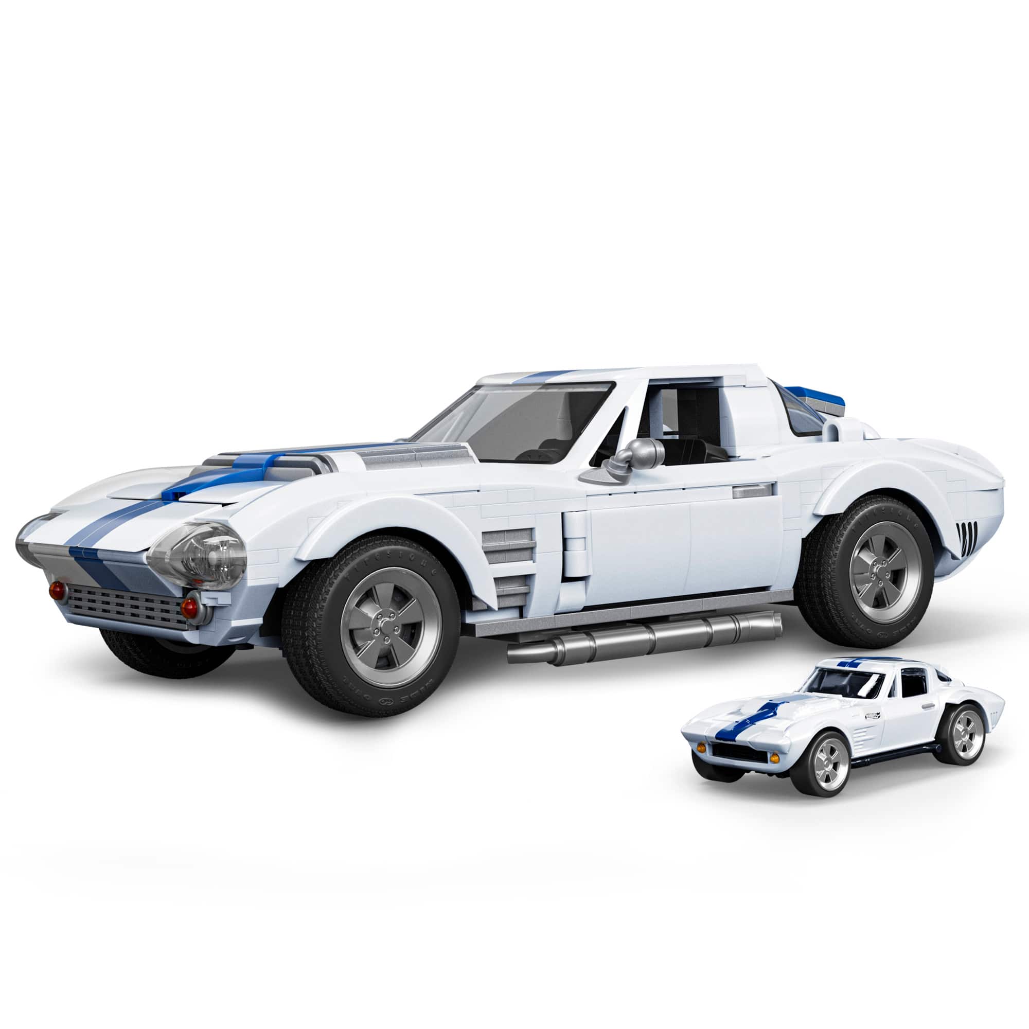 Angle. Mattel Brick Shop - Hot Wheels Collectible Corvette Grand Sport.