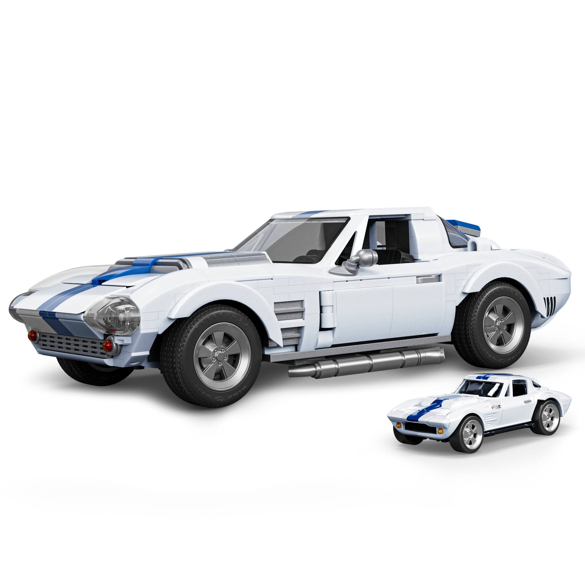 Angle. Mattel Brick Shop - Hot Wheels Collectible Corvette Grand Sport.