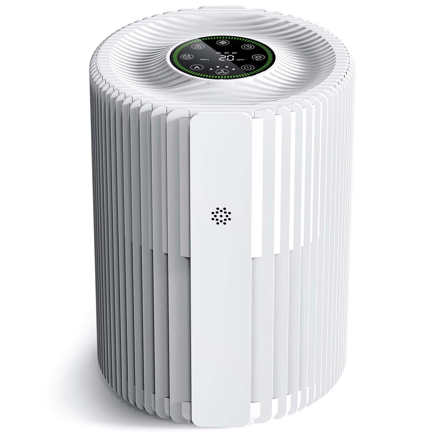 PRIMEPLUS - Air Purifier for Bedroom with H13 HEPA Filter Auto Mode PM2.5 Display 24dB Sleep Mode and 5 Speeds for Home Office