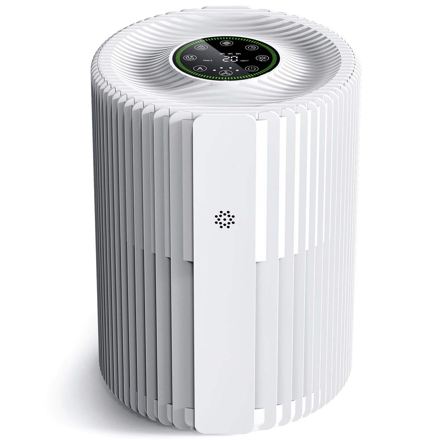 Front. PRIMEPLUS - Air Purifier for Bedroom with H13 HEPA Filter Auto Mode PM2.5 Display 24dB Sleep Mode and 5 Speeds for Home Office.