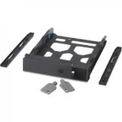 Front. QNAP - QNAP TRAY-35-BLK01 Drive Bay Adapter for 3.5" Internal - Black - 1 x HDD Supported - 1 x Total Bay - 1 x 2.5"/3.5" Bay.