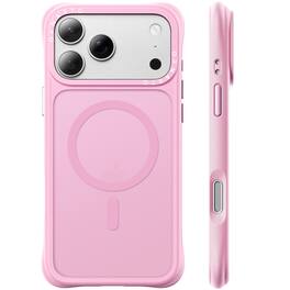 Ornarto - for iPhone 17 Pro Max Case 6.9", Slim Shockproof Translucent Matte Phone Case with MagSafe - Ballet Blush