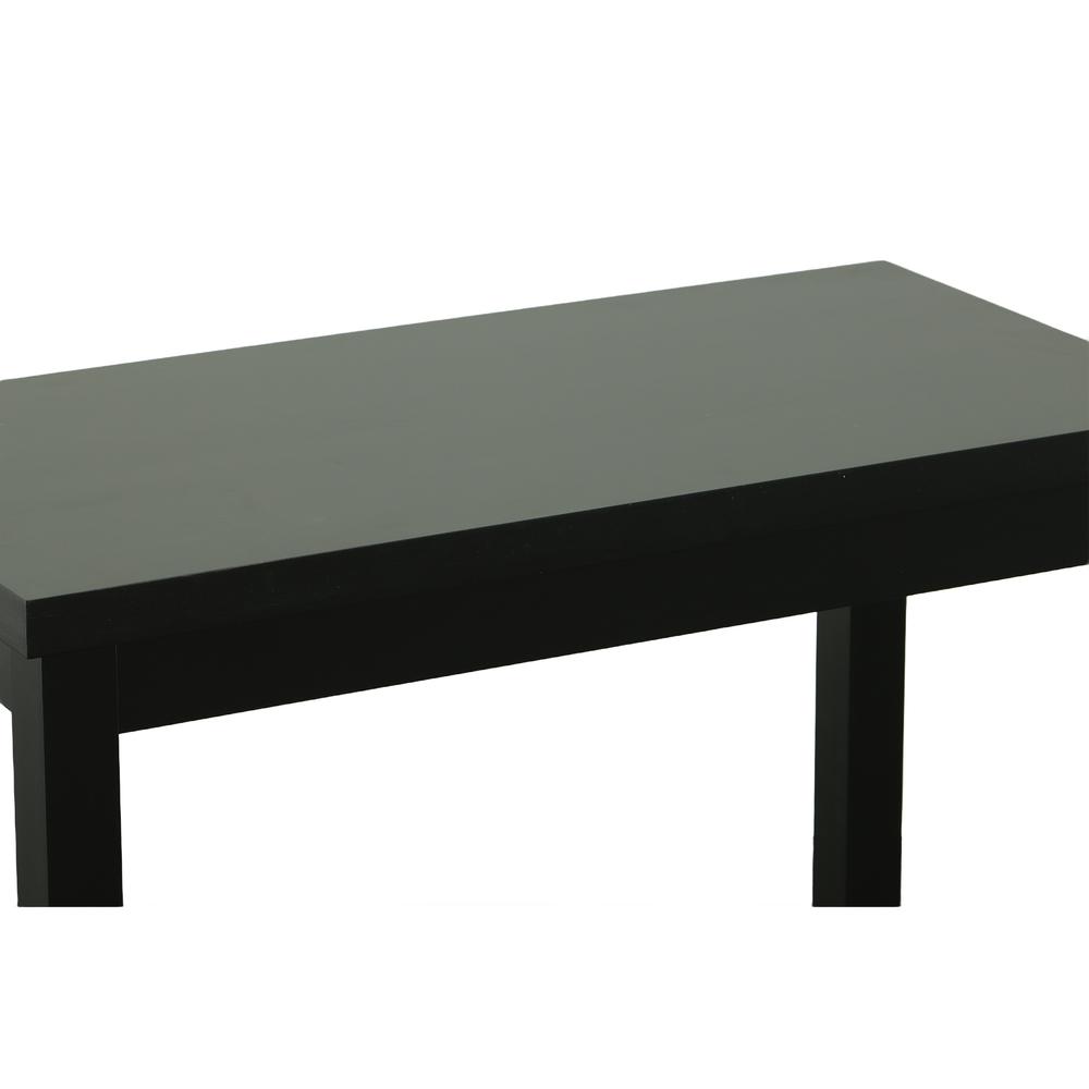 Alt View 4. Carolina Chair & Table - Waverly Thick Top Bar Table - Antique Black - Antique Black.