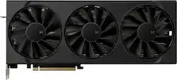 XFX - Swift AMD Radeon RX 9070 OC 16GB GDDR6 PCI Express 5.0 Gaming Graphics Card - Black - Front_Zoom