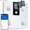 GE - Smart Scale for Body Weight and Fat Percentage, Digital Bluetooth Body Composition Analyzer with App, LCD Display - White