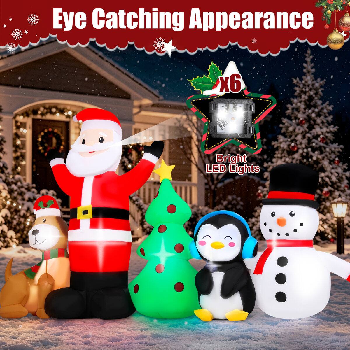 Eye Catching Appearance  
x6  
Bright LED Lights