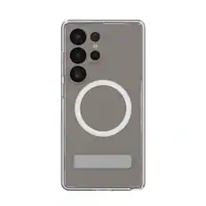 Front. ZAGG - Crystal Palace Snap MagSafe Compatible Case w/ Kickstand for Samsung S25 Ultra - Clear.