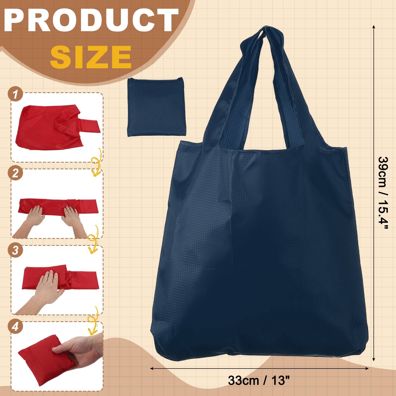 PRODUCT SIZE

1. 39cm / 15.4"
2. 33cm / 13"
3. 33cm / 13"