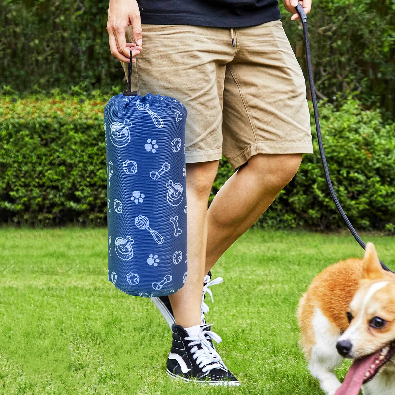 Alt View 5. Ownpets - Outdoor Dog Bed Waterproof Travel Mat 40" x 27" - Navy Blue.