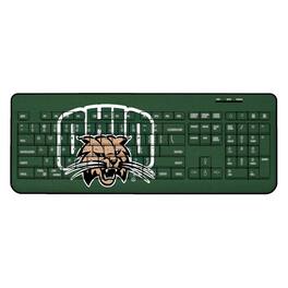 Keyscaper - Ohio Bobcats Solid Design Wireless Keyboard - Multicolor
