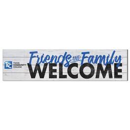Jardine - Tulsa Community College 10" x 40" Friends & Family Welcome Sign - White