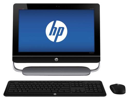 Front Standard. HP - ENVY 20" Refurbished Touch-Screen All-In-One Computer - 4GB Memory - 500GB Hard Drive.
