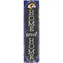 Fan Creations - Los Angeles Rams 24" Home Sweet Home Leaner Sign - Multicolor