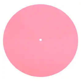 Unique Bargains - Record Player Mat, 12 Inch Turntable Mat 3mm Felt Pad for Vinyl Record Player - Pink