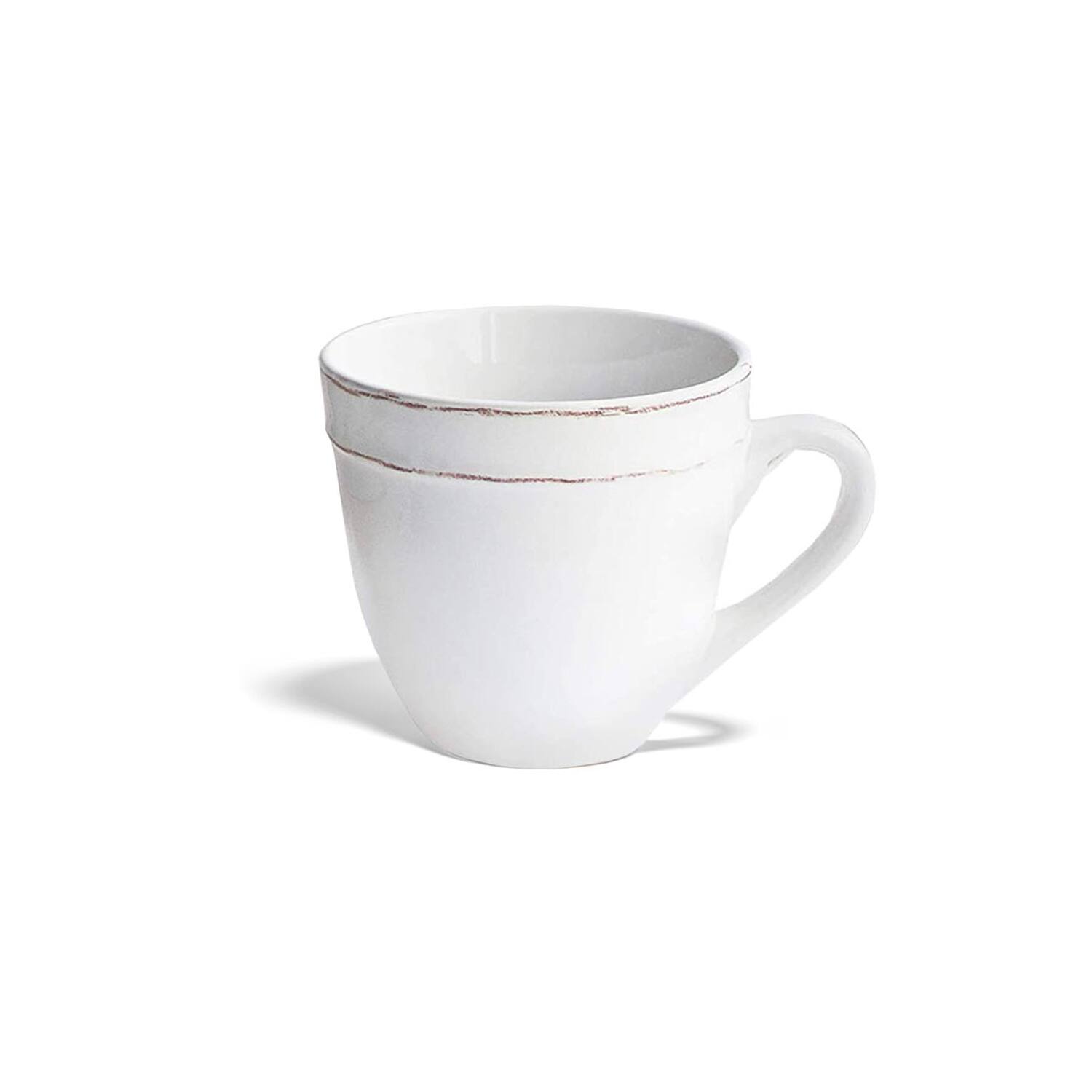 Back. American Atelier - Olivia White 16-Piece Dinner Set - White.