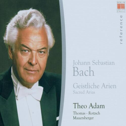 Theo Adam - Sings Sacred Arias of J.S. Bach   - COMPACT DISCS [CD] price history on PriceWatchPro