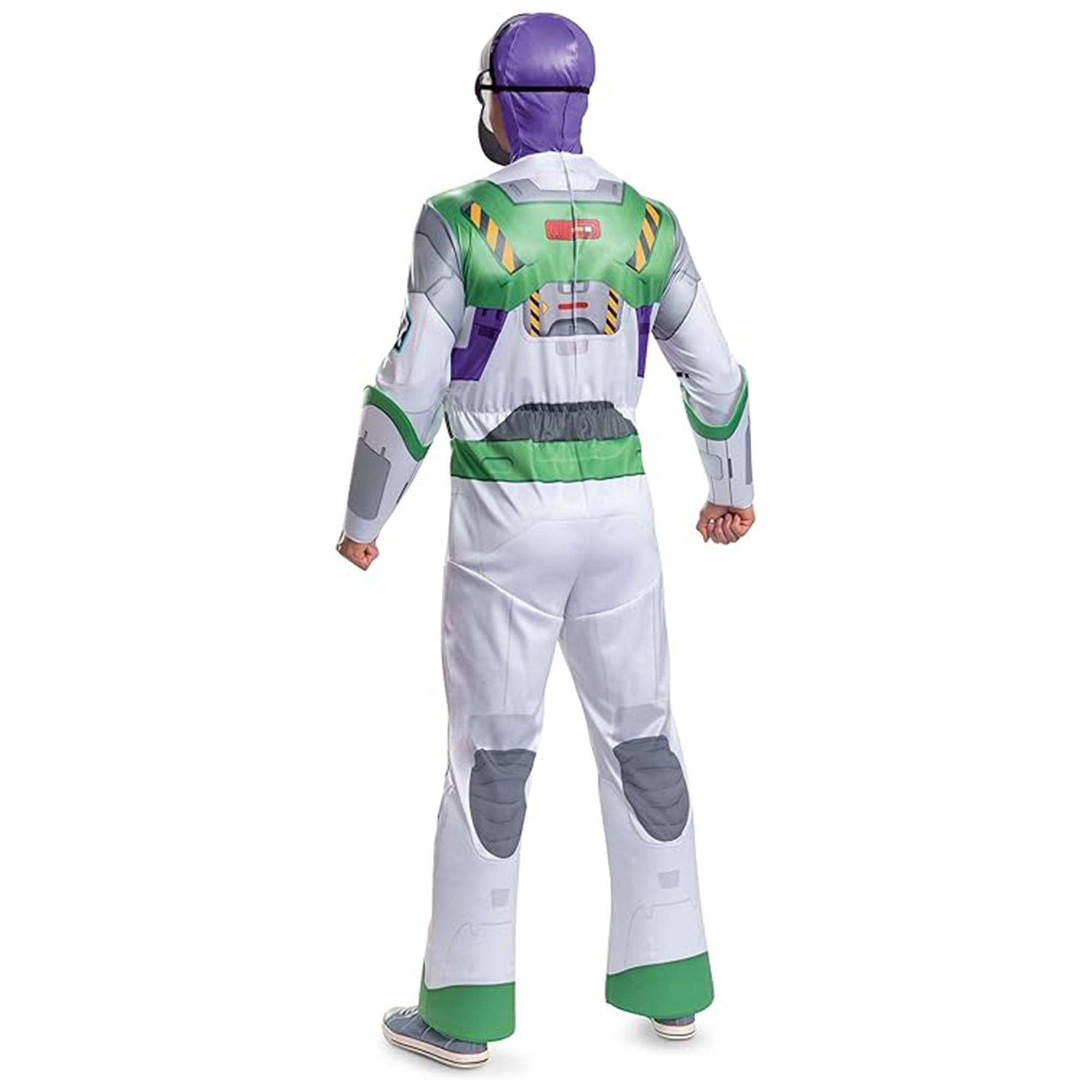 Alt View 3. Disney - Disney/Pixar Buzz Lightyear Deluxe Adult Costume | XXL (50-52) - Green.