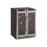 Avanti - 38-Bottle Dual Zone Wine Cooler - Stainless steel - Front_Standard