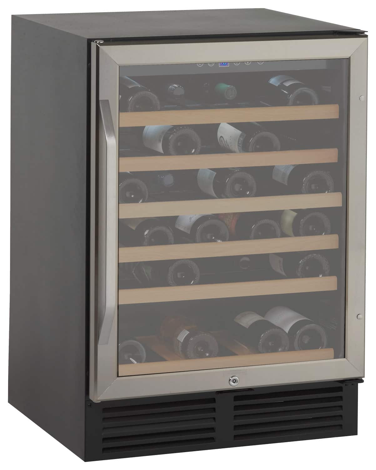 Avanti - 50-Bottle Wine Chiller - Black - Front_Zoom