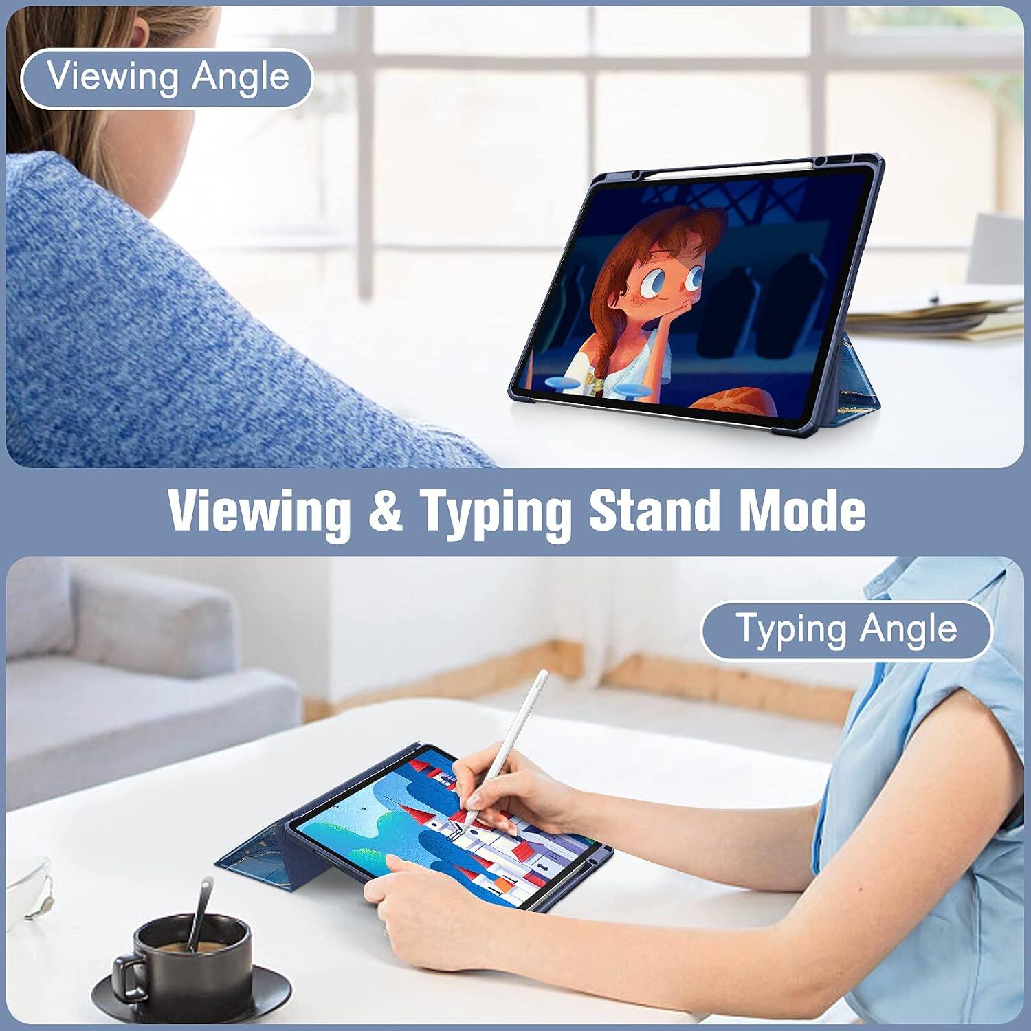 Viewing Angle  
Viewing & Typing Stand Mode  
Typing Angle