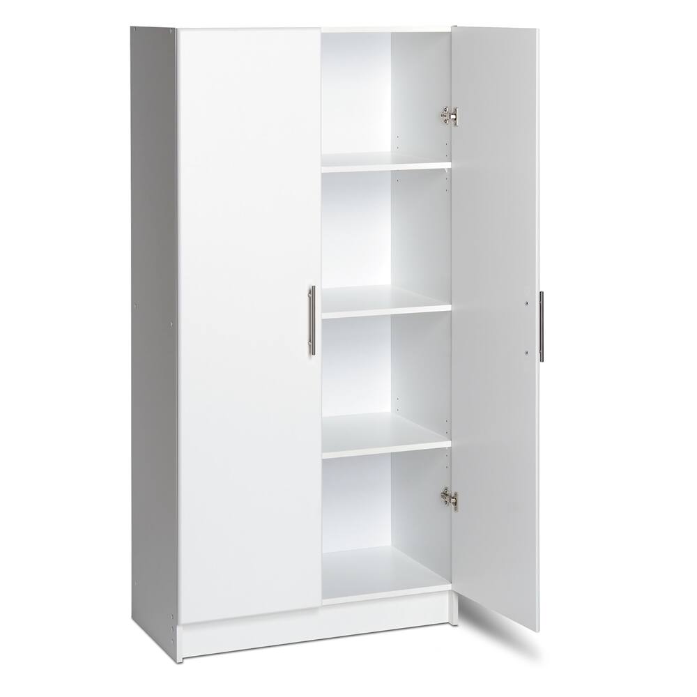 Angle. Prepac - Elite 32" Storage Cabinet - White.