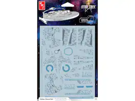 U.S.S. Reliant NCC-1864 Aztec Decal Set "Star Trek II: The Wrath of Khan" (1982) Movie 1/537 Scale by AMT