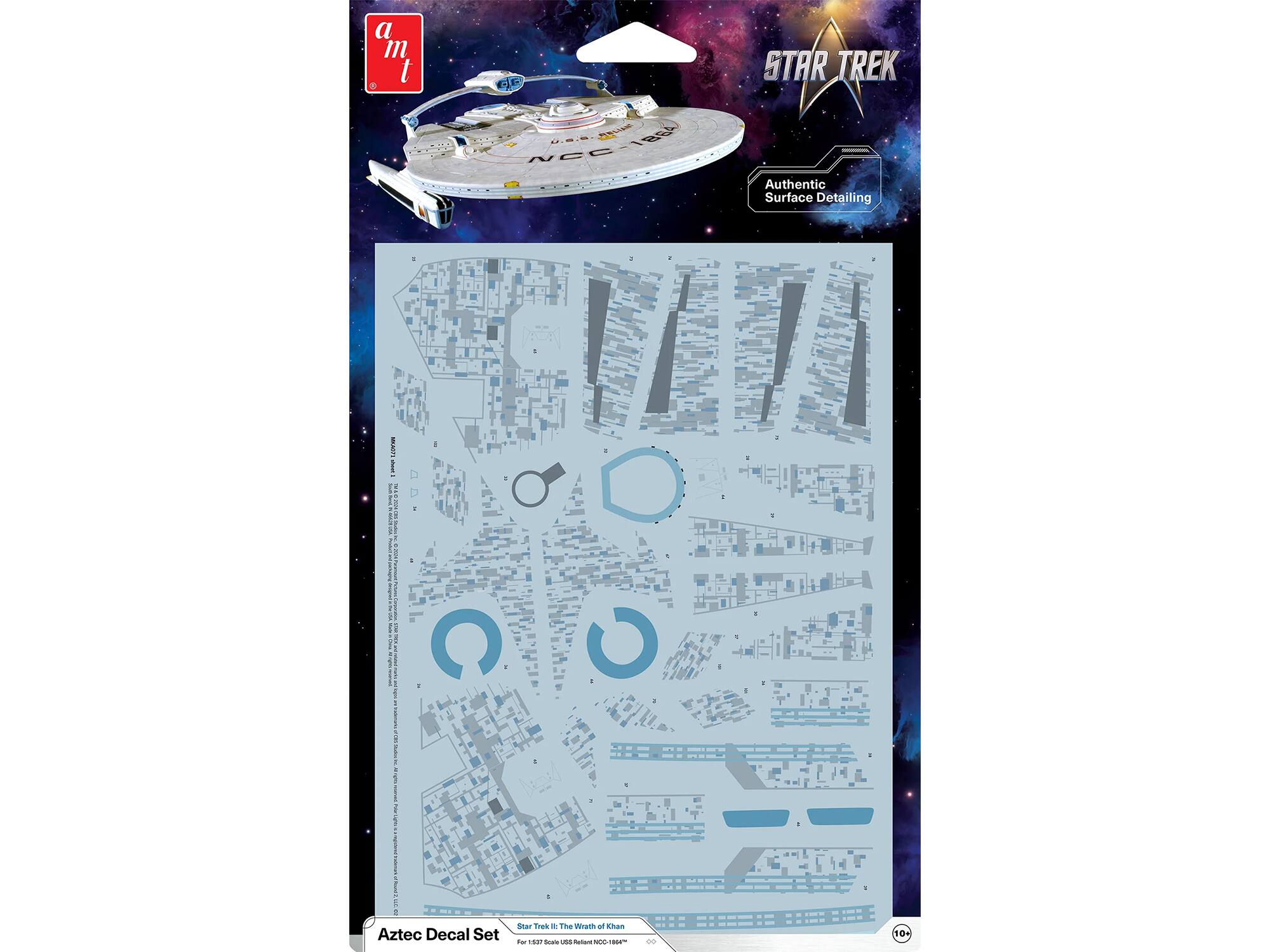 a "m I STAR TREK . GG D.. 188 CC Authentic Surface Detailing LVEa CLl I - + Aztec Decal Set Snar fres - The Wwth on ENaS for ar deal uN - 1 -e 10+
