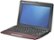 Left Standard. Asus - Eee PC Netbook / Intel® Atom™ Processor / 10.1" Display / 1GB Memory / 250GB Hard Drive - Deep Red.