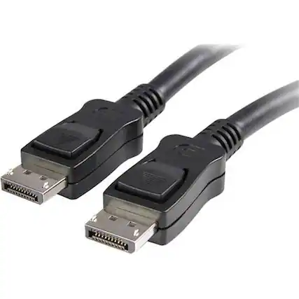 Front. StarTech.com - 5.9' Displayport Cable - Black.