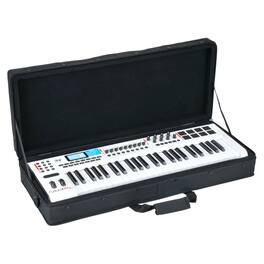 SKB - 32”x12” DJ Controller & Small MIDI Keyboard Soft Case Padded Bag, Black