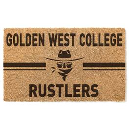 Jardine - Golden West College 18" x 30" Team Logo Doormat - Brown