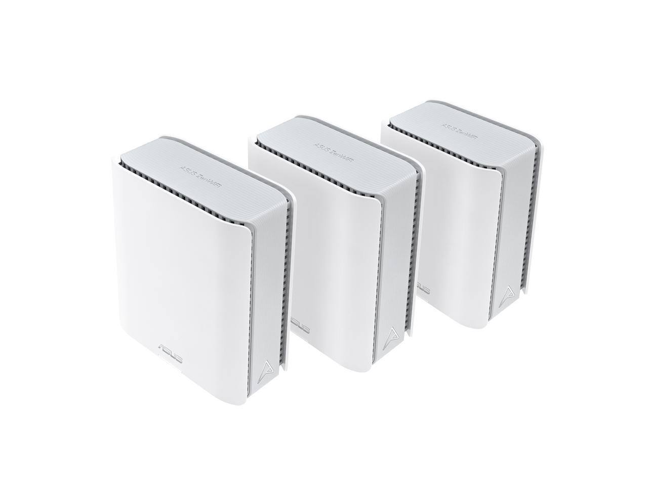 Alt View 1. ASUS - ASUS ZenWiFi BT6 WiFi 7 Mesh, 9.4 Gbps, 7600 sq.ft. (3pk), 2.5G WAN, TAA Compliant - Unknown.