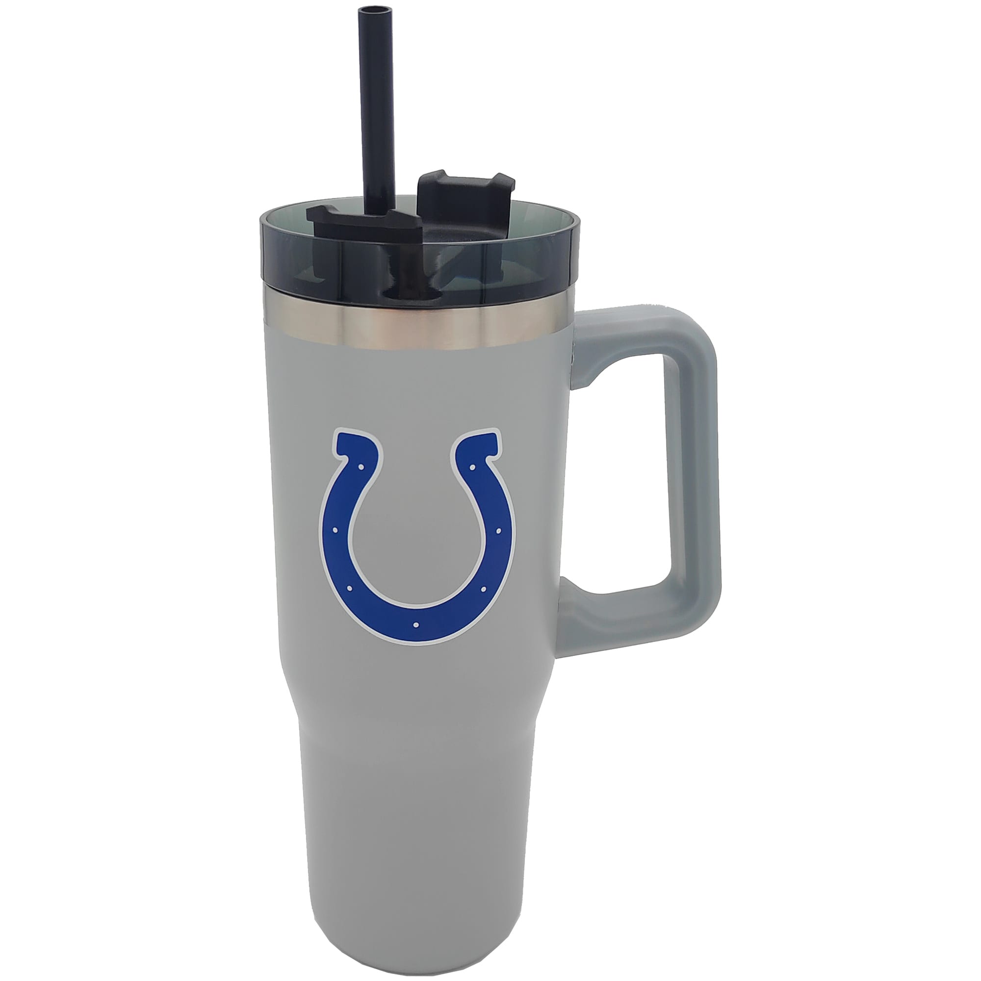 Alt View 1. Pegasus - Indianapolis Colts 60" x 70" Logo Blanket and 30oz Stainless Steel Tumbler Combo - Multicolor.