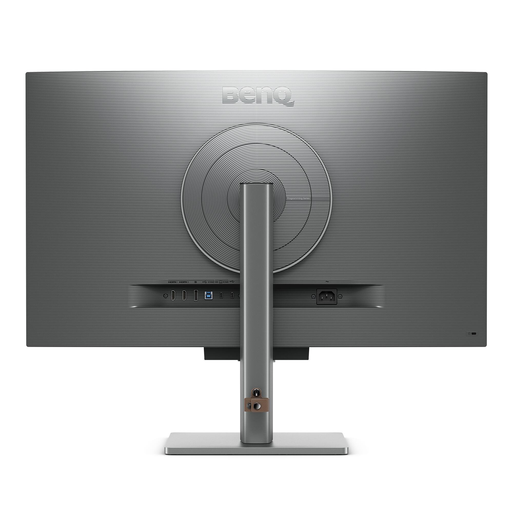 Back. BenQ - RD320U 31.5" IPS LED 4K Programming Monitor with MoonHalo Backlight (HDMI/DP/USB-C 90W) - Black.
