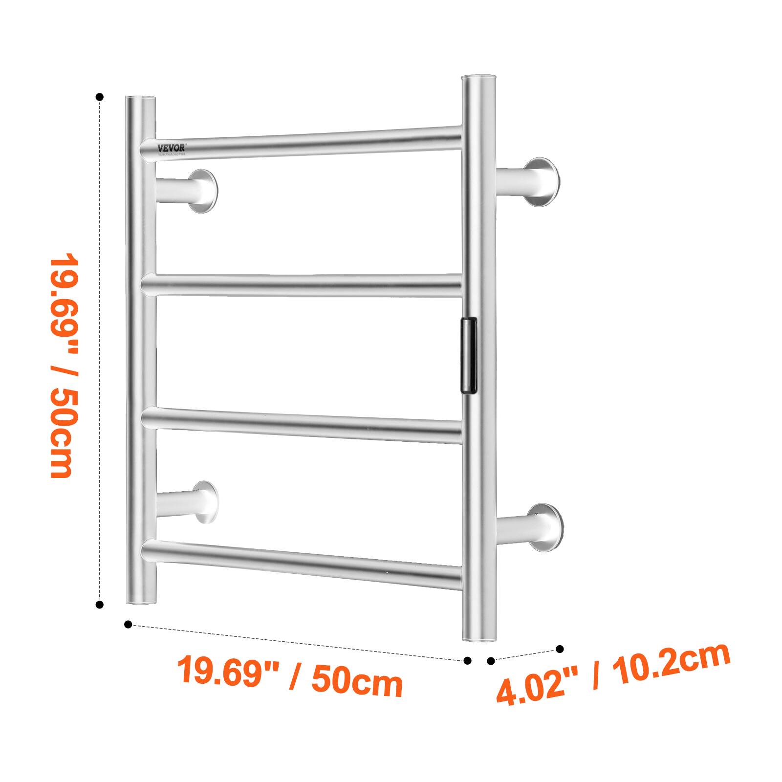 19.69" / 50cm  
4.02" / 10.2cm
