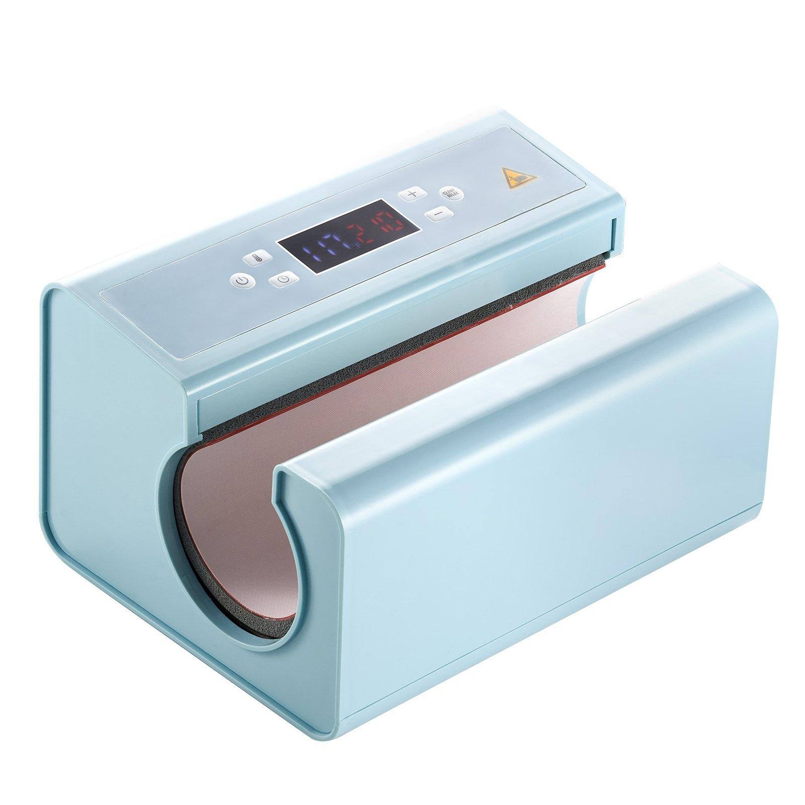 Alt View 10. Glintex - Auto Tumbler Heat Press Machine for 11–30oz Tumblers, Fast Even Heating, Time/Temp Control, Includes Tape & Gloves.